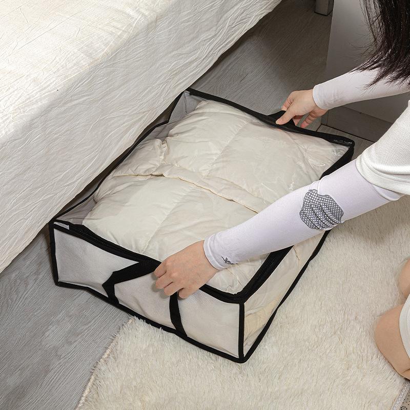 Dormitory Home Moisture-proof Clothing Storage and Organizing Bag, Placed Under the Bed for Bedding and Clothing Storage