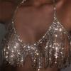 European And American New Products Sexy Fringed Rhinestone Bra Body Chain Women'S Jewelry Accessories Body Chain