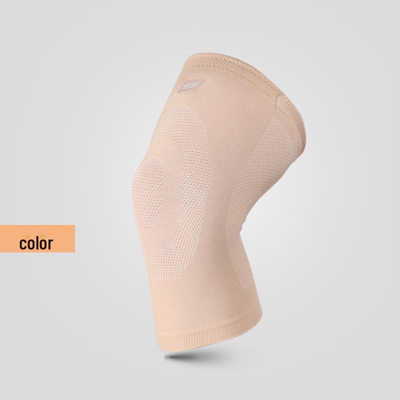 Elastic Non-Slip Breathable Knitted Knee Pads for Sports and Fitness