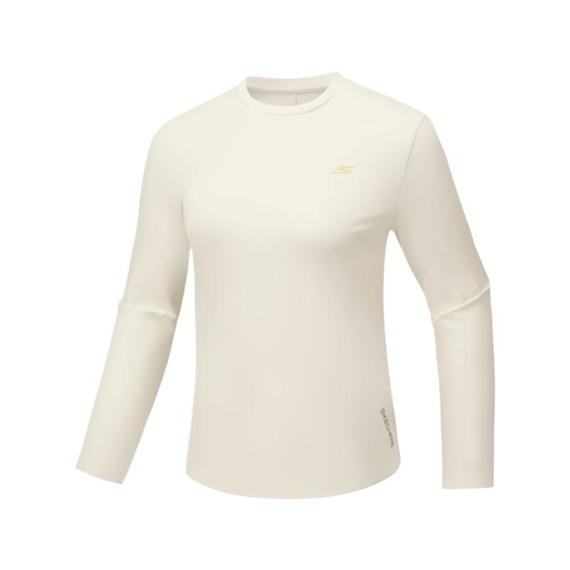 Skechers Long Sleeve Pullover Slim Fit Sweatshirt Women tops P425W192-00NA S