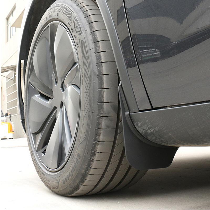 Car Mud Flaps Fender For Tesla Model Y Juniper Launch 2026 PP TPE Front Rear Wheel Mudflap No Drilling Anti-Sand Guard Protector