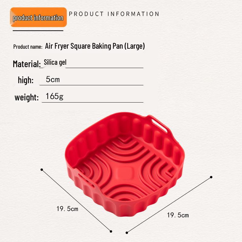 Silicone Air Fryer Baking Mat and Cake Tray