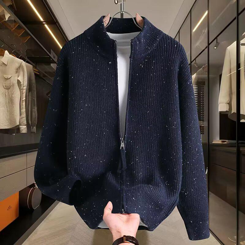 2025 Autumn/Winter Men s Lightweight Luxury Korean-Style Trendy Hong Kong Fragrance Jacket XL