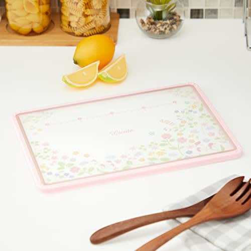 PEARL METAL Lightweight, Non-Slip Cutting Board, Flower Diary, Dishwasher Safe, Licute, Made In Japan, C-1237