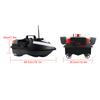 RC Fishing Lure Boat 500m Remote Control Fishing Bait Boat GPS Auto Return Water Resistant Nesting Boat with Double Motors