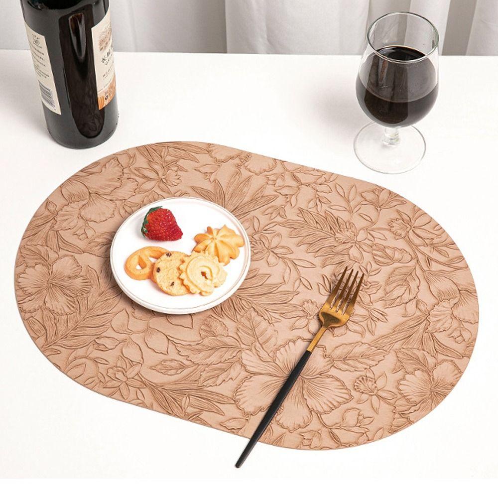 Anti Slip Placemats Oval Table Protective Pads High Quality Coaster  Household