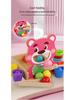 Wooden Multifunctional Kids' Toy: Color Sorting & Feeding Game