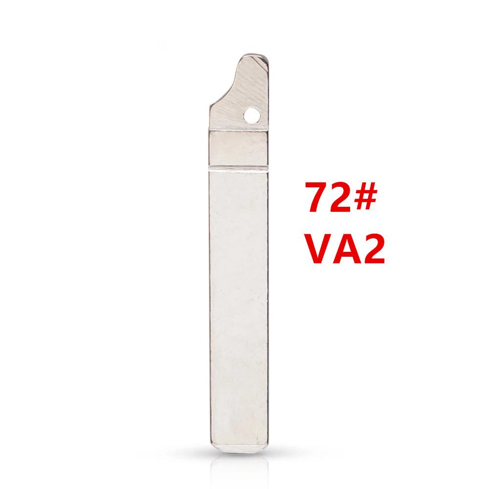 10pcs Flip Car Key Blade NE73 VA2 HU83 SX9 #53 54 58 72 73 83 99 122 For Peugeot 206 207 307 308 407 408 Citroen C3 C4L C5 Blade