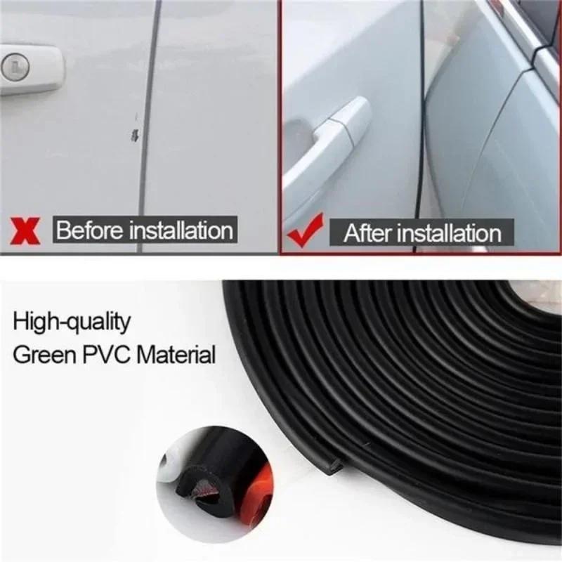 Car Door Edge Protector Seal Strip, Anti-Collision Seal Flexible Door Sill Protector Car Trim Bumper Protector