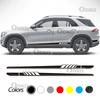 Car Door Side Skirt Stripe Sticker Decal For Mercedes Benz GLE GLK ML Class AMG W164 W166 GLE350 GLE400 GLK350 ML350 Accessories