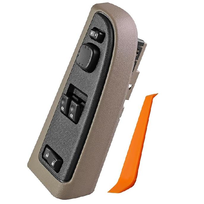 15883318 Master Power Window Switch W/Bezel Front Driver Side Fit For Chevy Silverado 1500/2500/3500 & GMC Sierra 1500/2500/3500 2003-2007, Replace