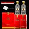 500ml Baijiu Glass Wine Bottle Set - Transparent, Empty, with Gift Box, for Home Brewing