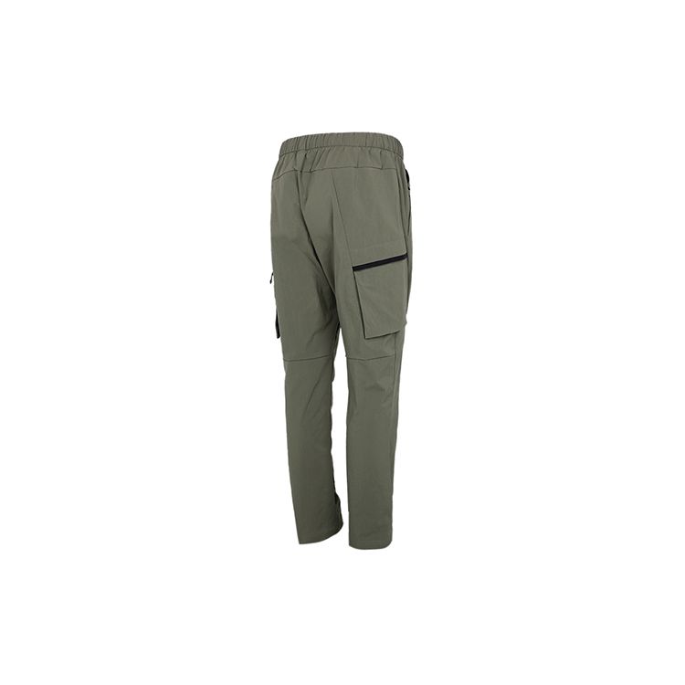 Adidas Stretch Pants With Large Pockets Men Bottoms Olive GN7358