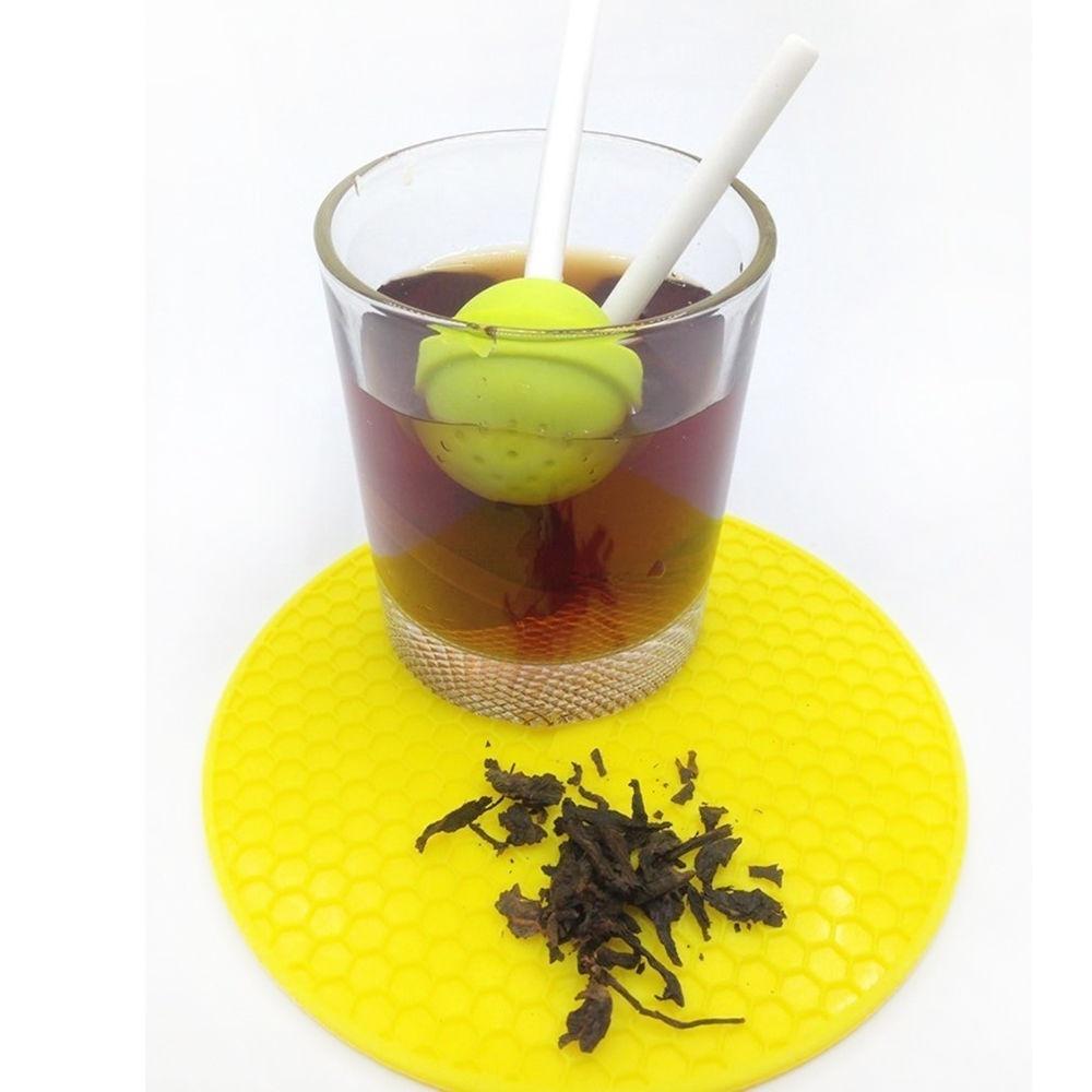 1Pcs Silicone Sweet Tea Infuser Candy Loose Leaf Mug Strainer Cup Steeper