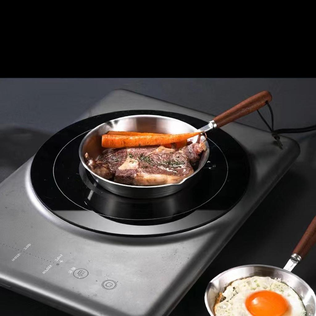 Stainless Steel Skillet for Home And Travel Use