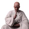 Sammlung von Skulpturen buddhistischer Mönchsfiguren aus Keramikton,