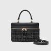 Neue Retro Ein-Schulter Crossbody Tasche Stil Farbkombination Box Hart Modisch Quadratisch Damen