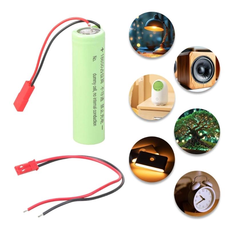 Nicht leitfähige 18650-Batterie-Simulationsschale Batteriehülse für Elektronik-Netzteile Geräte Spielzeug