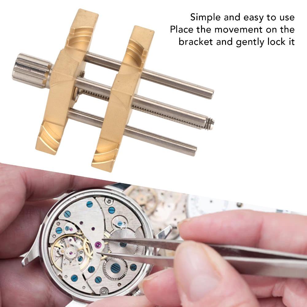 Adjustable Watch Repair Tool Brass Watch Base Convenient Watch Clamp  Watchmaking