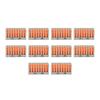 10Pcs Wire Block Clamp Terminal Quick Conductor Flexible Hard Cable Connector PCT218
