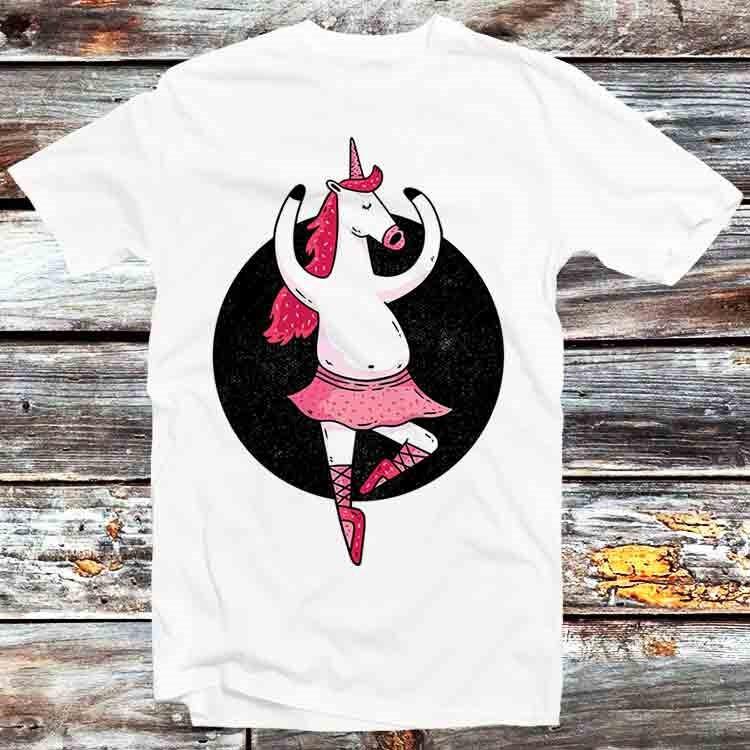 Unicorn Ballet Gay Lesbian Moon LGBT T Shirt B920