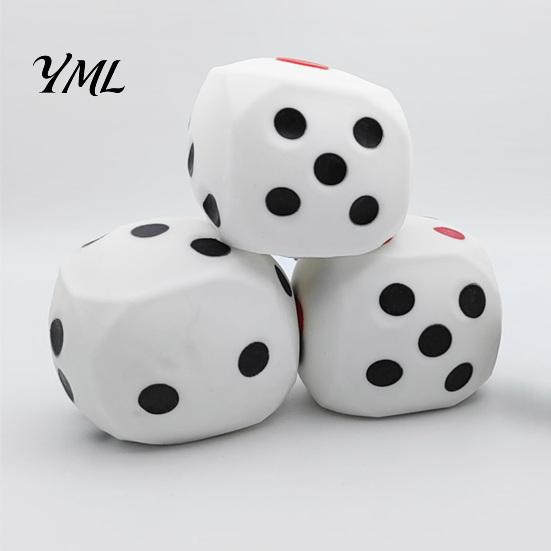 Soft Squeeze Toys 1/2Pcs Giant Dice Stress Relief Toy, Toy for Focus Aid & Anxiety Reduction, Relaxation Cube Sensory Portable Relievers