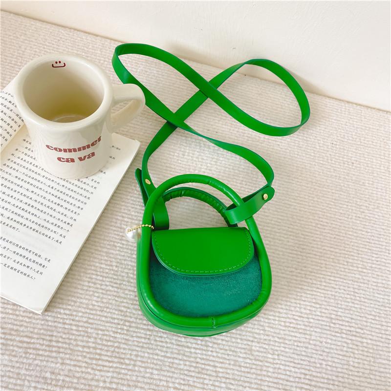 Stylish Mini Pu Leather Handbag For Kids With Trendy Colors Ideal For Daily Use