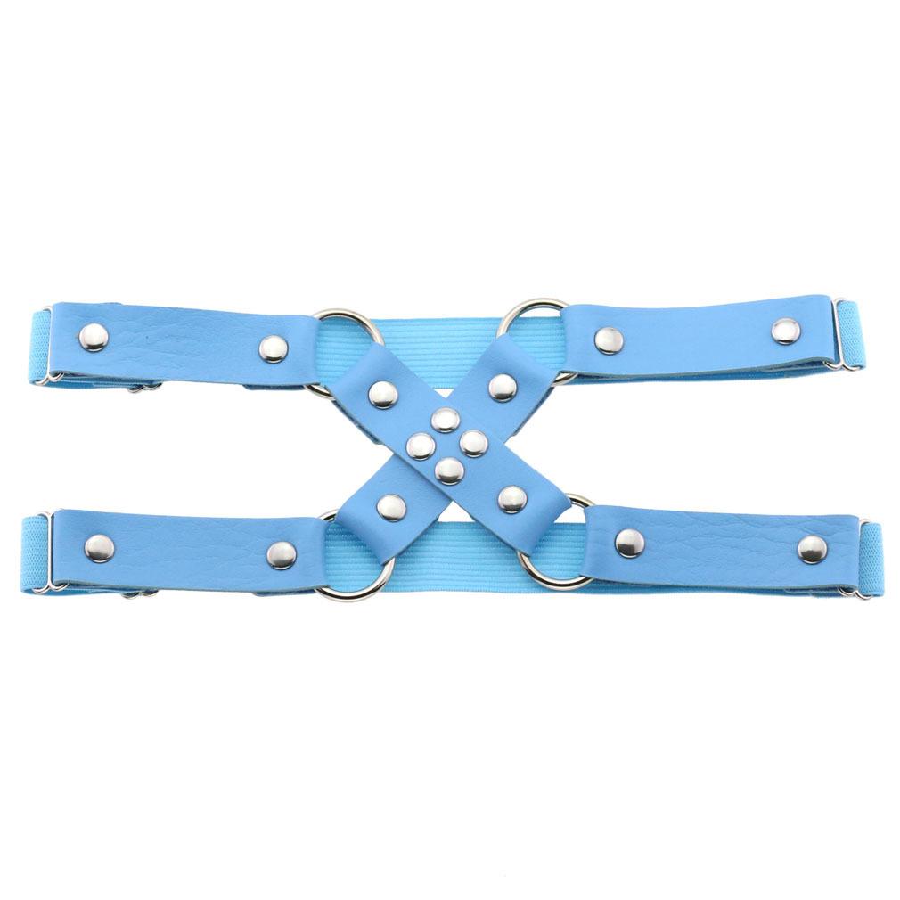 Fxcube New Goth Punk Leg Strap Garter Belt Pentagram Thigh Harness Women Girls Gothic Cosplay Accessories Harajuku Egirl Jewelry