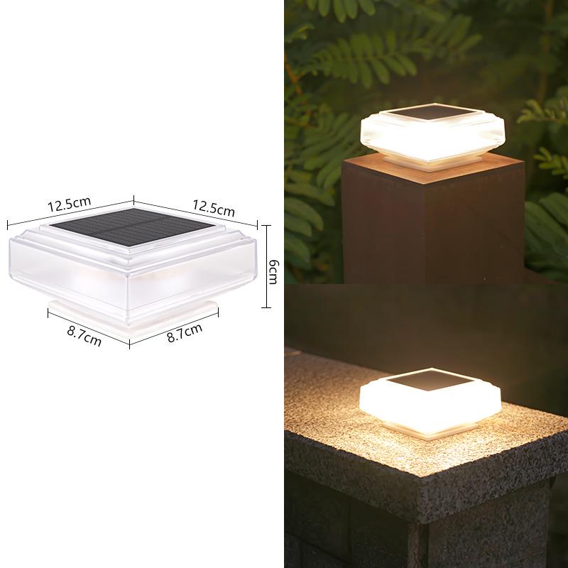 Modern Minimalist Solar Outdoor Waterproof Courtyard Light