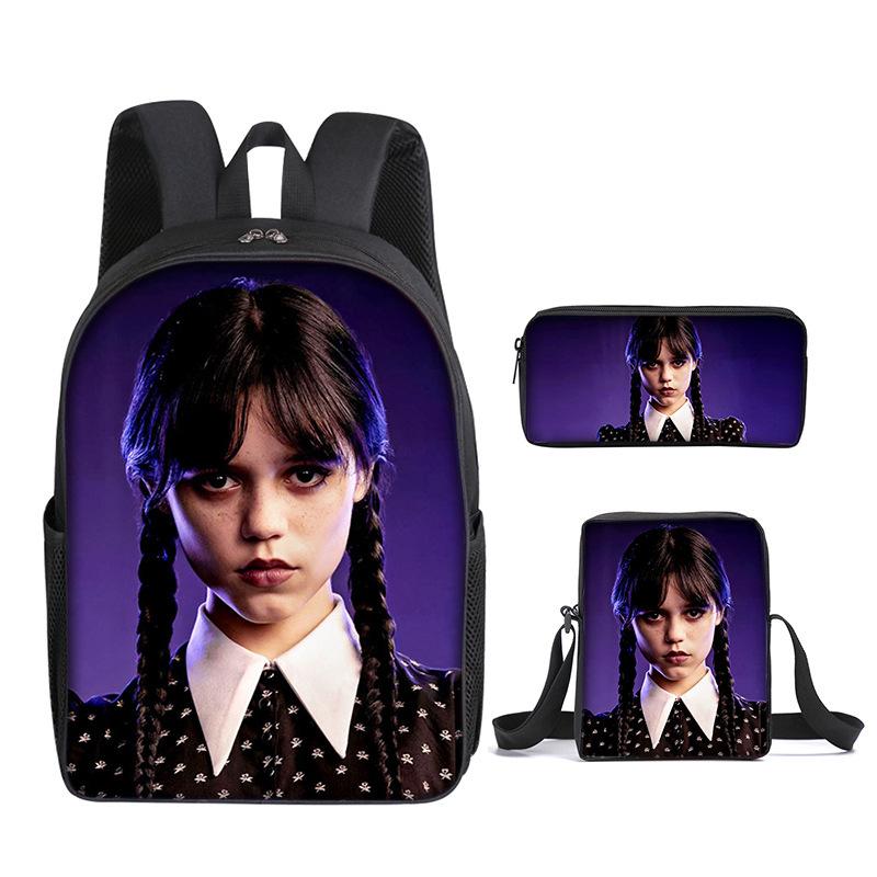 Mochila Escolar para Primaria Bolso Estuche Set de Tres Piezas