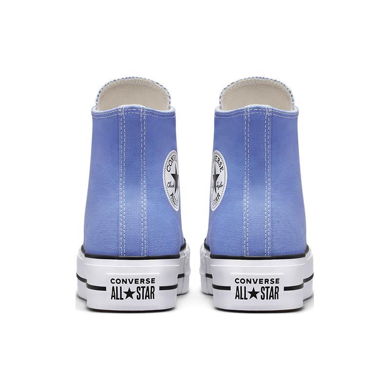 Converse All Star Lift Series Trendy Casual Comfortable Thick Sole High Top Canvas Shoes Women Sneakers Blue A00908C