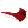 Konstgjorda Röda Klämma på Kardinaler Fjäderfåglar Julpynt Träddekorationer Juldekoration 2025 Navidad Decoraciones
