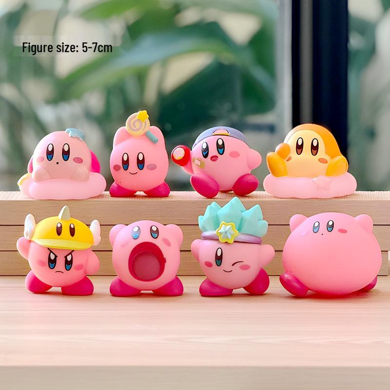 

Kirby Anime Trendy Vinyl Figure Blind Box Toy – Internet Celebrity Birthday Gift for Kids