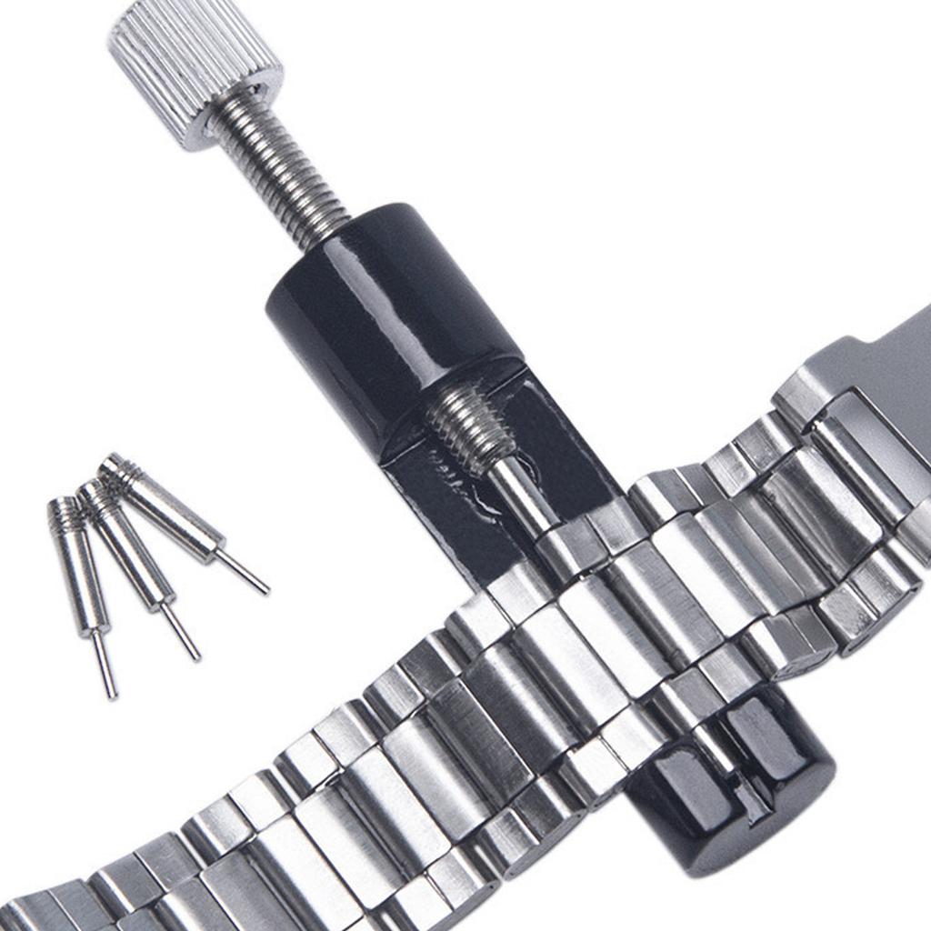 Metal Watch Band Strap Link Pin Remover Repair Tool Kit for Watchmakers with 3Pcs Extra Pins Mini Watchband Tool