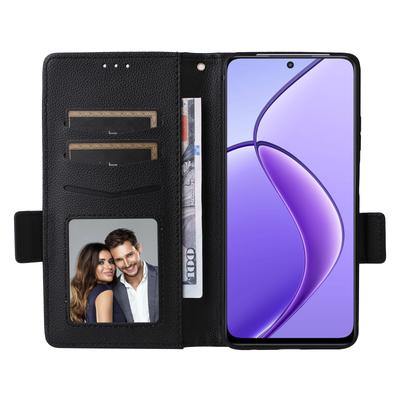 For Realme Narzo 70x 5G/C65 5G/Narzo N65 5G/13 5G/12 5G/12x 5G Case with Strap Litchi Texture PU Leather Wallet Phone Cover