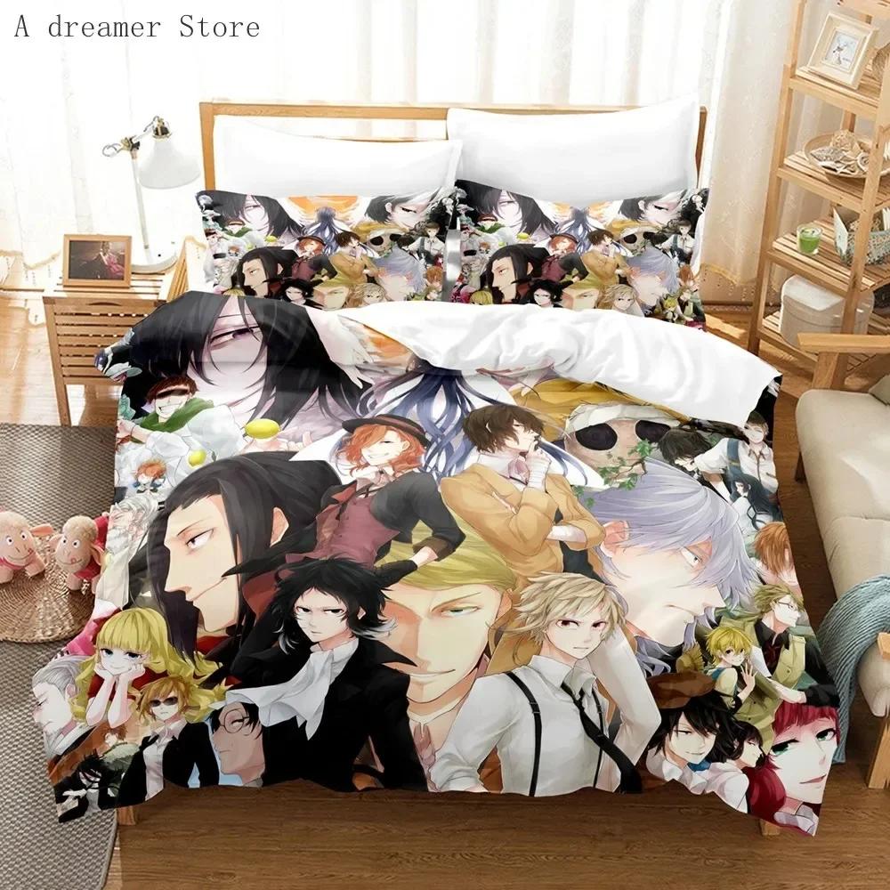 Bungo Stray Dogs Nakahara Chuuya Bedding Set Single Twin Double Queen King Cal King Size Bed Linen Set