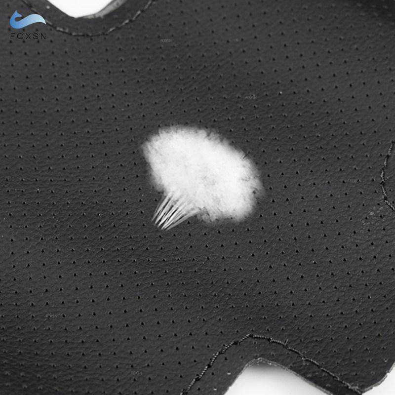 For VW Golf 4 MK4 Passat B5 1998-2005 (4-spoke) Hand-stitched Perforated Leather Car Styling Steering Wheel Cover Trim Black