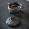 Retro Pixiu plate incense burner household indoor incense burner incense sandalwood burner agarwood mosquito coil tray