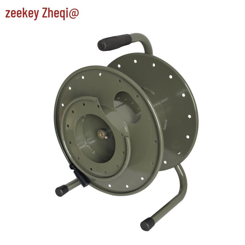 Zheqi ZQ-ST300A Portable All-Metal Optical Cable Reel Without Cable Arrangement Mechanism