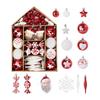70% Painted Christmas Decorative Christmas-shaped Christmas Tree Ornaments, Electroplated Christmas Ball Set