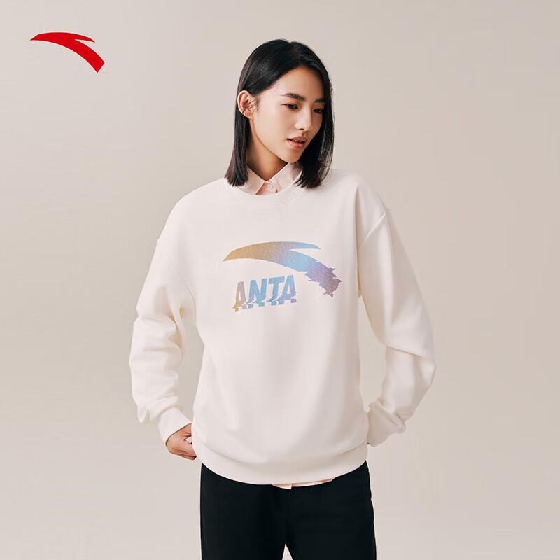 Anta Unisex Fleece Lined Crewneck Sweatshirt