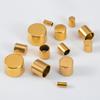20pcs Stainless Steel Flat End Caps Leather Bracelet Fastener Crimp Clasps Asseccories for Jewelry Making DIY Findings Wholesale