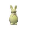 Easter Bunny Moss Ornament: Long Fur Standing Rabbit Decoration