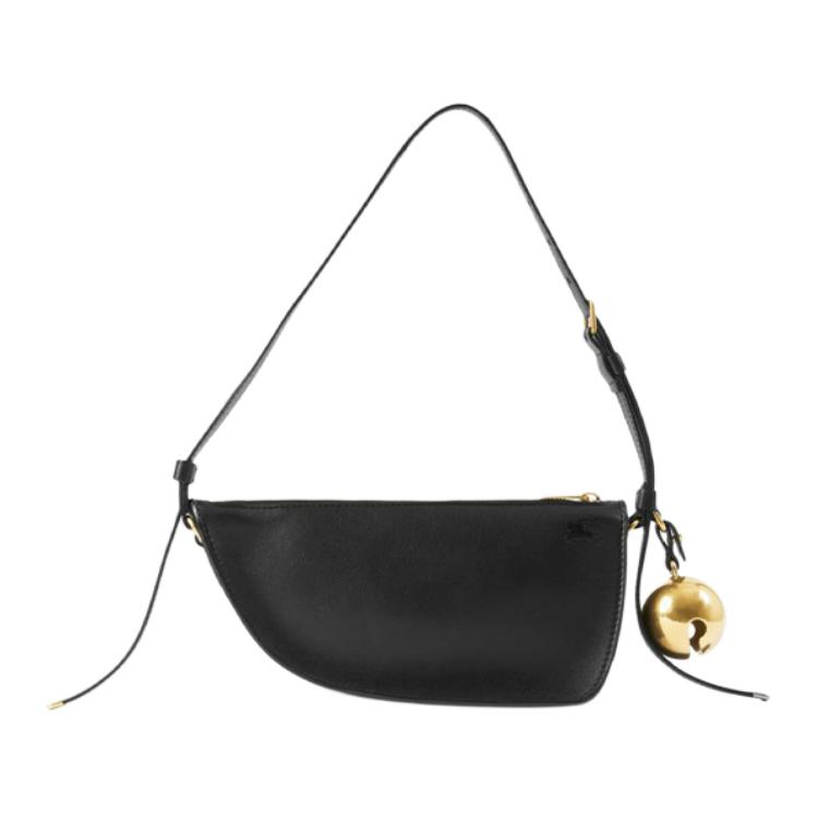 

Burberry Mini Lambskin Crossbody Shoulder Bag With Polished Hardware Women Bags Black 8077580 Basic Set (Bag+Dust Bag)