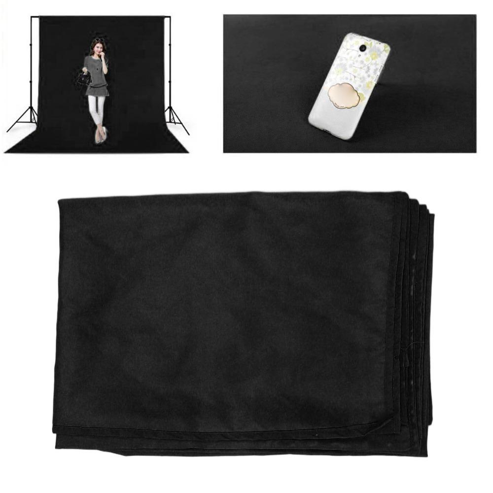 Wrinkle Resistant Screen Backdrop Soft Light Backdrop  Party Use чёрный