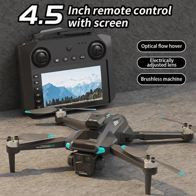 2025 Novo M22 MAX Outdoor Drone 4K/6K HD ESC Tela RC Câmera Dupla 5G Wifi Dobrável Brushless Obstacle Avoidance Fluxo Óptico RC Quadcopter Brinquedo