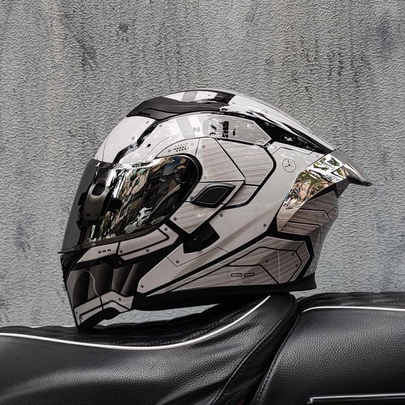 E5GOrz Flip-up Motorcycle Helmet for Men & Women – Full Face, All-Season with Bluetooth Slot, Big Tail Wing, 3C Certified