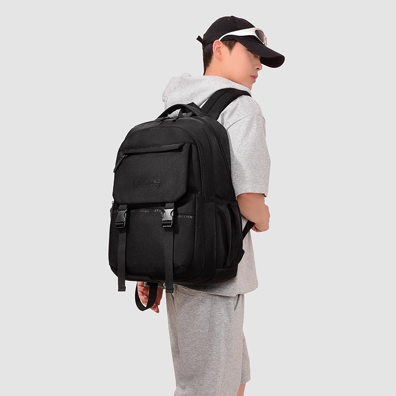 Large Capacity Workwear Backpack for Men and Women High School and College Students Double Shoulder Bag Waterproof