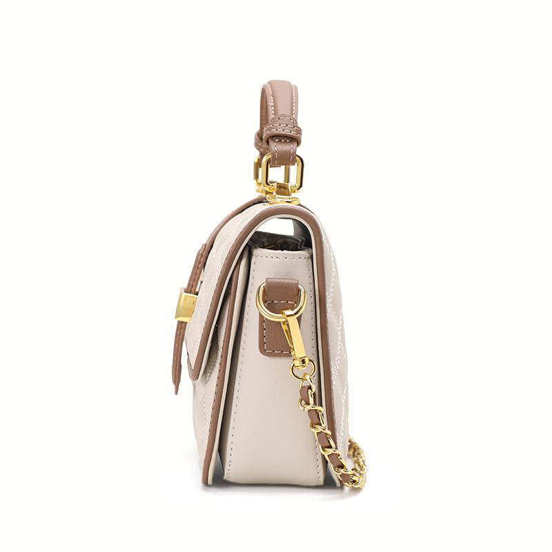 New Women's One Shoulder Crossbody Bag 2024 A High End and Beautiful Square Small Bag