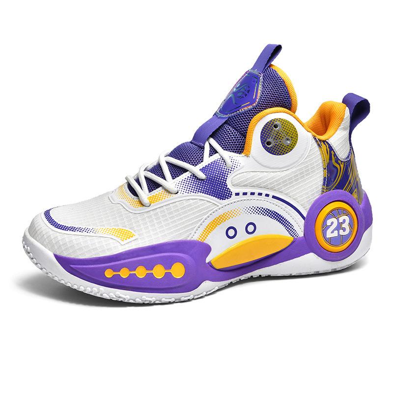 23 Four Seasons Phantom Basketball Shoes Men's High Top Professional Kobe Sneakers Training Actual Slow Shock Student Children's Sports Women